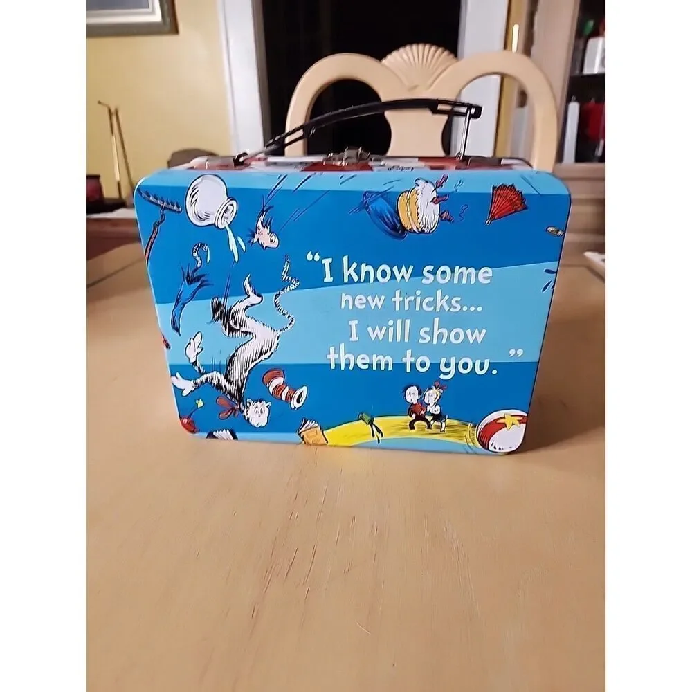 Dr Seuss Large Tin Tote Lunchbox The Cat In The Hat